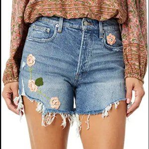 Lucky Brand 90s Midi Shorts in Learn To Love, Size 12